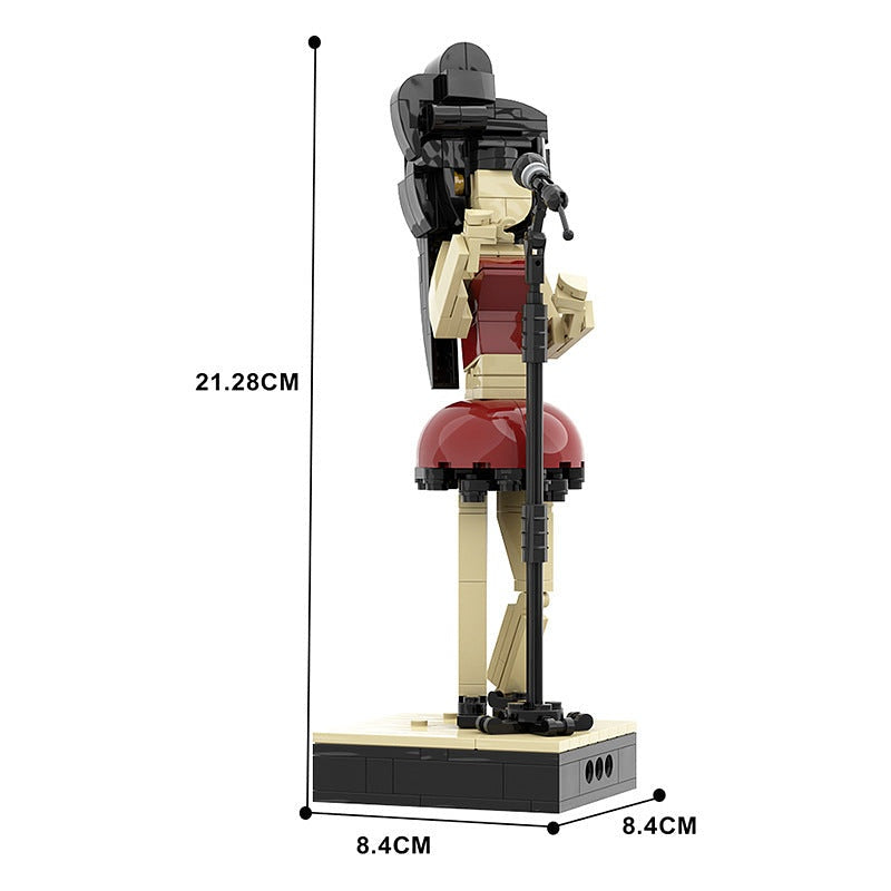 Soul & Jazz Singer MOC Figure Building Kit | Music Performance Model - 4