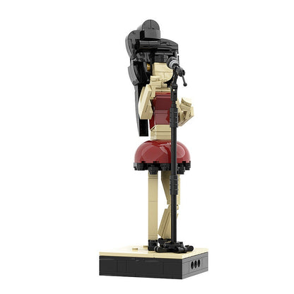 Soul & Jazz Singer MOC Figure Building Kit | Music Performance Model - 5
