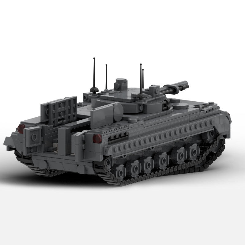 Soviet BMP-3 Infantry Fighting Vehicle Building Kit | 1:35 Scale LEGO-Compatible MOC - 1