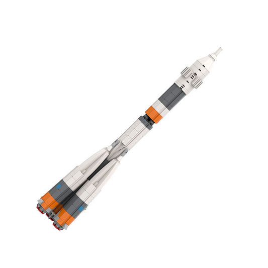 Soviet Space Ultimate Soyuz Rocket Building Kit | LEGO-Compatible MOC - 1