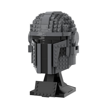 Space Bounty Hunter Helmet Building Kit | LEGO-Compatible MOC - 3