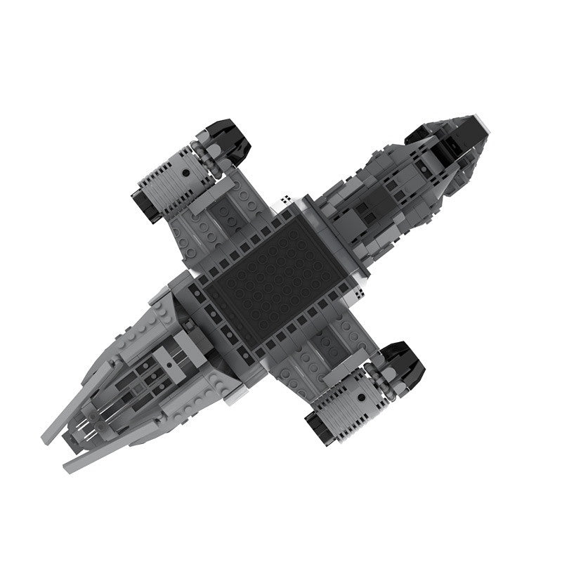 Space Western Firefly-Class Cargo Spaceship Building Kit | Compatible MOC - 3