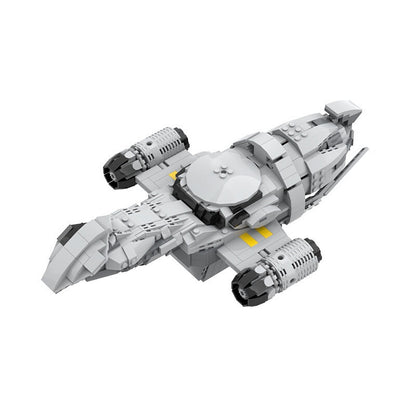 Space Western Firefly-Class Cargo Spaceship Building Kit | LEGO-Compatible MOC - 1