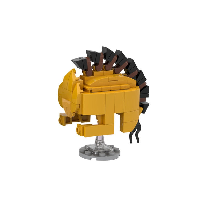 Spartan Warrior MOC Cube Character Building Kit | Ancient Warrior Figure - 4
