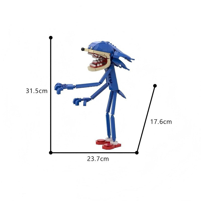Speed Hedgehog Character MOC Figure Building Kit - 3
