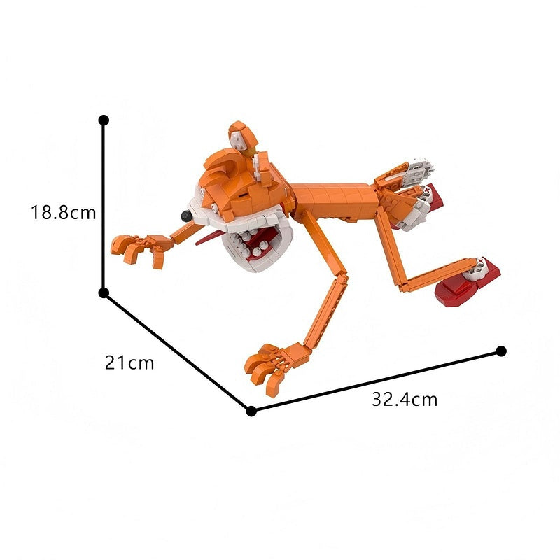 Speed Hedgehog Figure Building Set | LEGO-Compatible MOC - 6