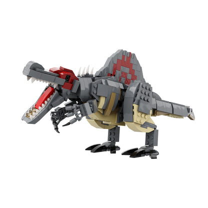Spinosaurus Minifigure Scale Building Kit | LEGO-Compatible MOC - 1