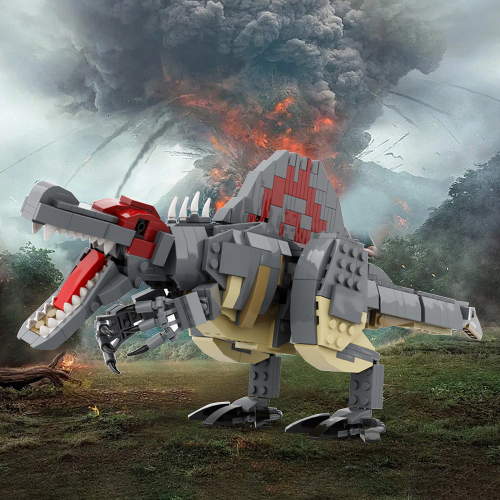 Spinosaurus Minifigure Scale Building Kit | LEGO-Compatible MOC - 2