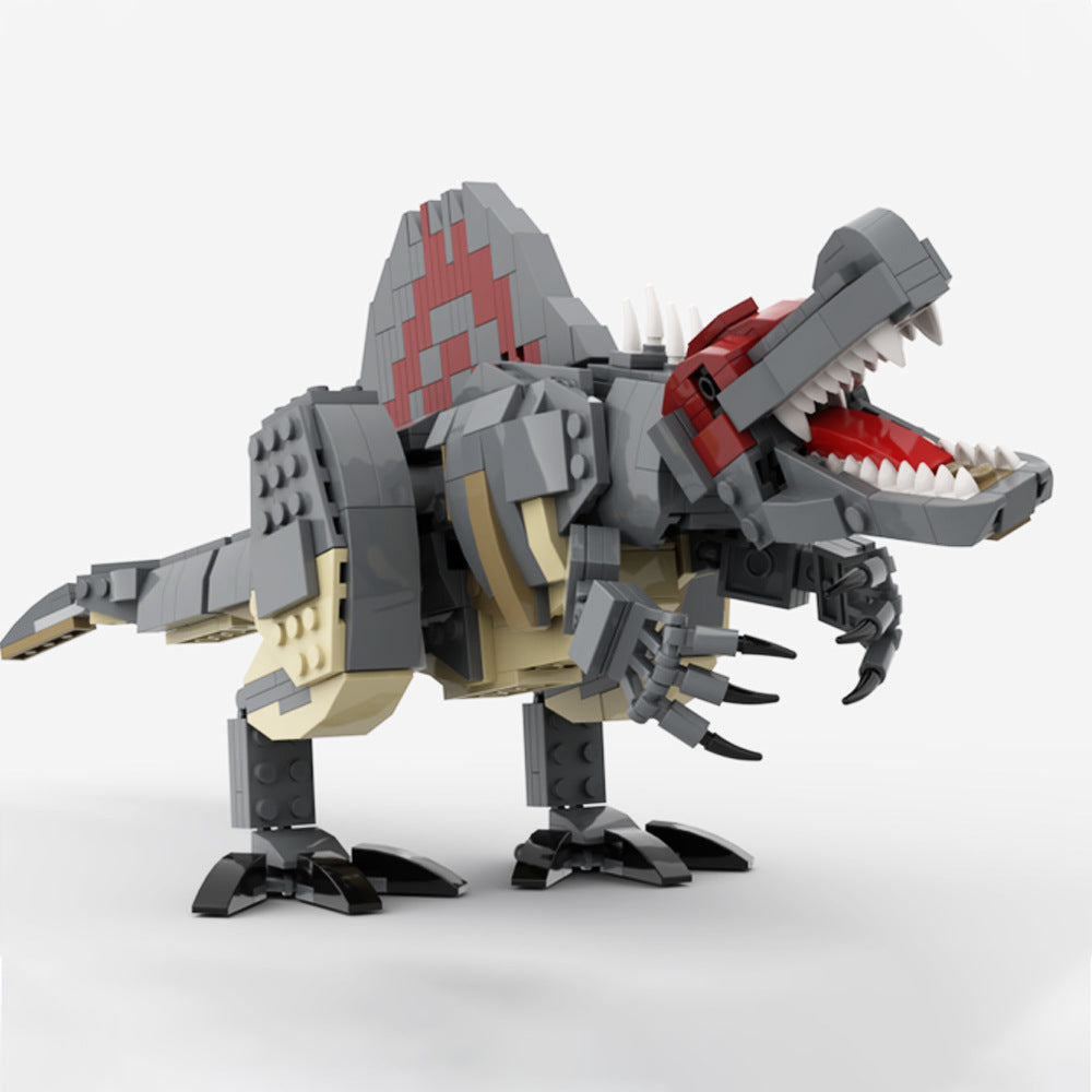 Spinosaurus Minifigure Scale Building Kit | LEGO-Compatible MOC - 4