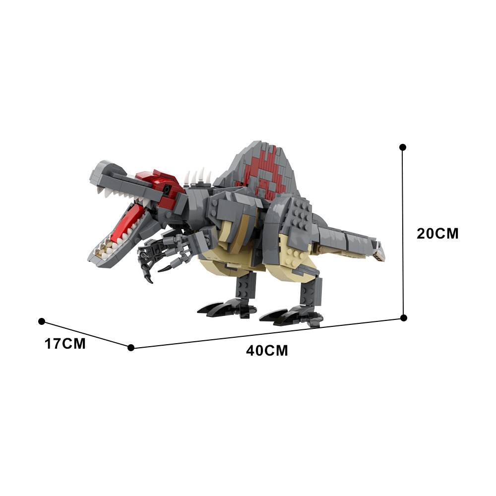 Spinosaurus Minifigure Scale Building Kit | LEGO-Compatible MOC - 5