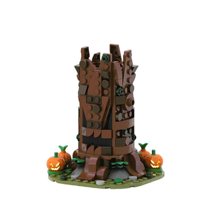 Spooky Dead Tree Building Kit | Halloween | LEGO-Compatible MOC - 1