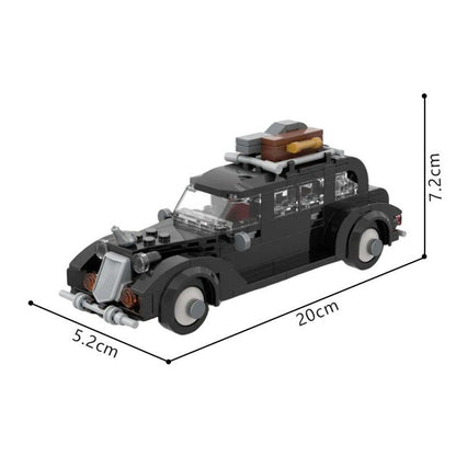 Spooky Mansion Cartoon Brick Car Building Kit | LEGO-Compatible MOC Vehicle - 3