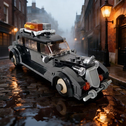 Spooky Mansion Cartoon Brick Car Building Kit | LEGO-Compatible MOC Vehicle - 6