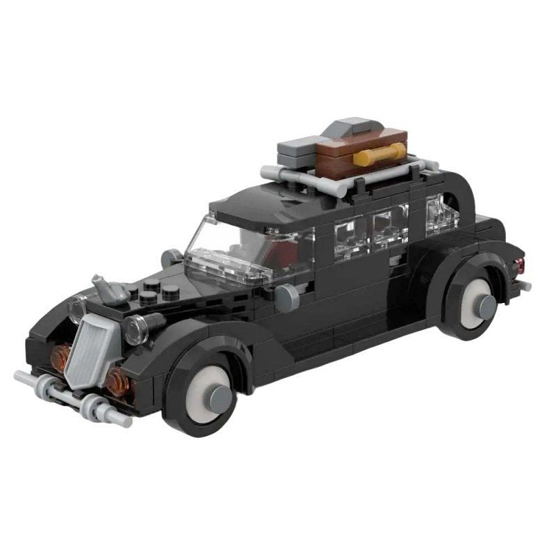 Spooky Mansion Cartoon Car MOC Building Kit | Fantasy Vehicle Model - 1