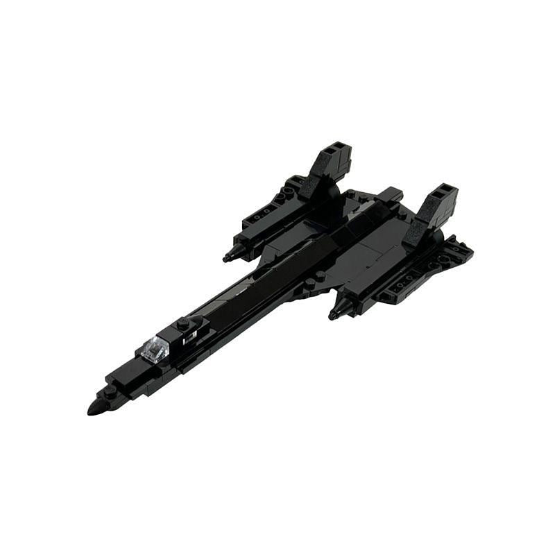 SR-71 Blackbird Micro Plane MOC Building Kit | Stealth Aircraft Model - 1