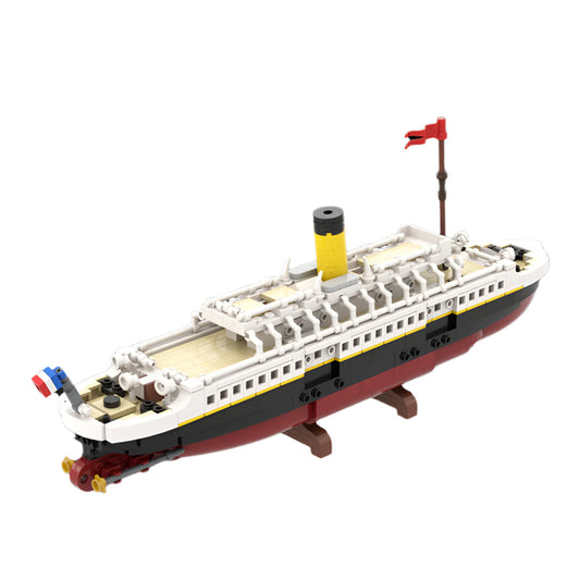 SS Nomadic Model Ship Building Kit | LEGO-Compatible MOC - 1