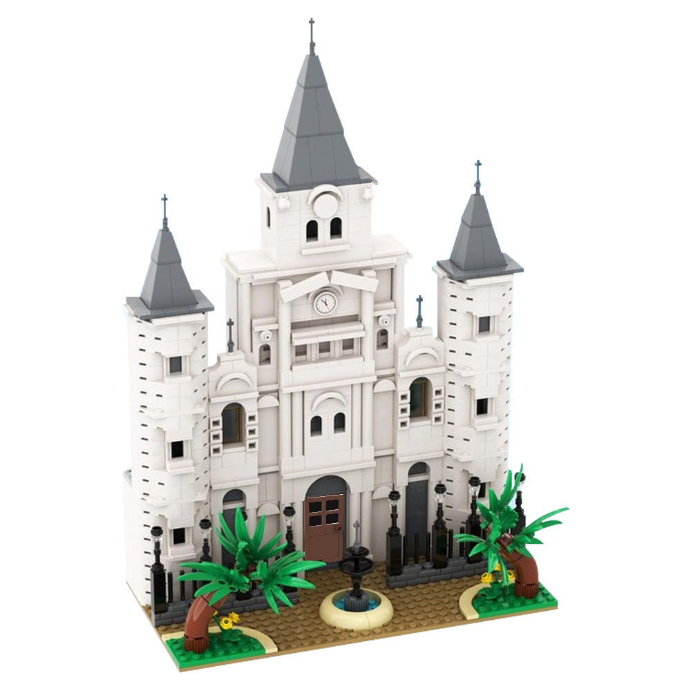 St. Louis Cathedral Building Kit | LEGO-Compatible MOC - 1