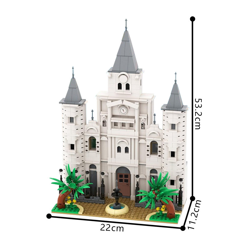 St. Louis Cathedral Building Kit | LEGO-Compatible MOC - 4
