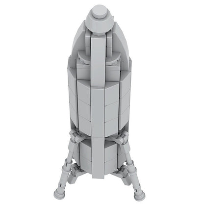 Starhopper MOC Rocket Building Kit | Futuristic Spacecraft Display Model - 3