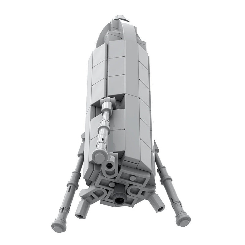 Starhopper MOC Rocket Building Kit | Futuristic Spacecraft Display Model - 5