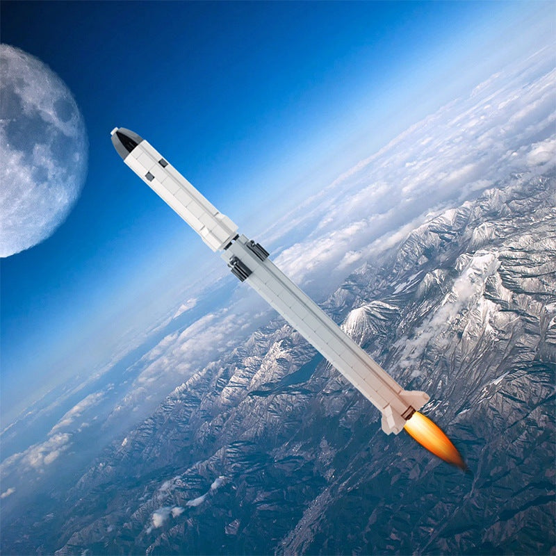 Starships And Super Heavy Rocket MOC Building Kit | Spacecraft Model - 2