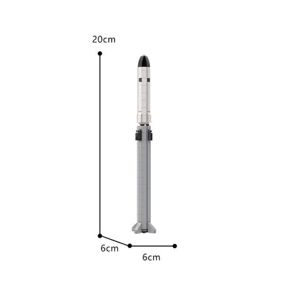 Starships And Super Heavy Rocket MOC Building Kit | Spacecraft Model - 5