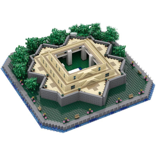 Statue of Liberty Base MOC Building Kit | LEGO-Compatible MOC - 1