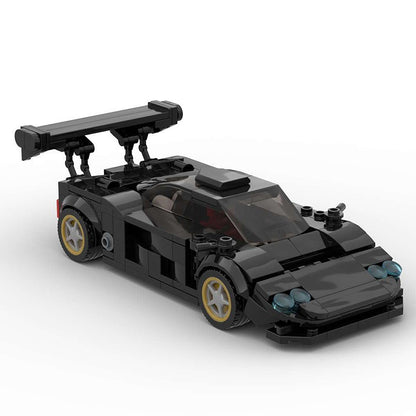 Stealth 787B Prototype Racing Car Building Kit | LEGO-Compatible MOC - 3