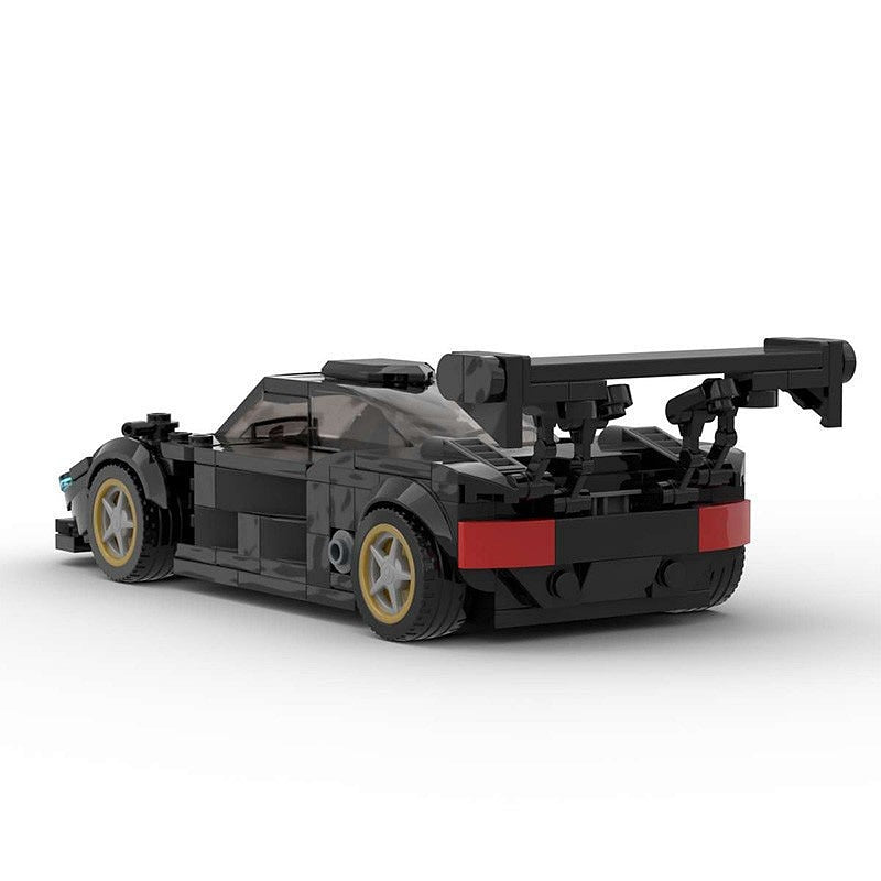 Stealth 787B Prototype Racing Car MOC Building Kit | Racing Vehicle Model - 2