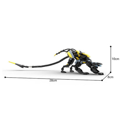 Stealth Hunter Robot Beast MOC Building Kit | Mecha Stalker Model - 4