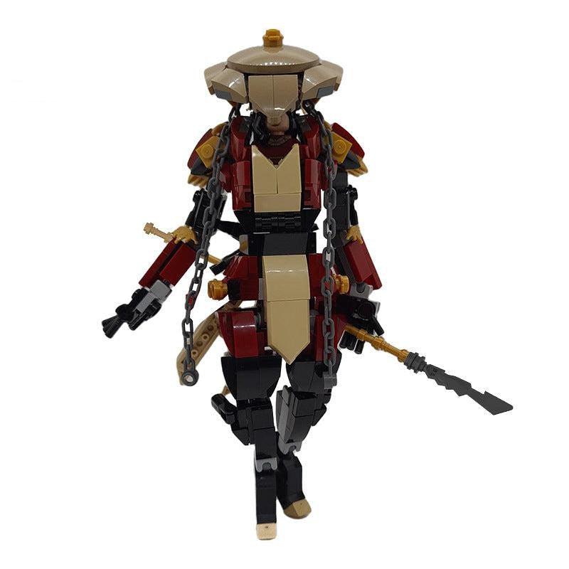 Stealth Samurai MOC Building Kit | Japanese Warrior Character Figure - 1