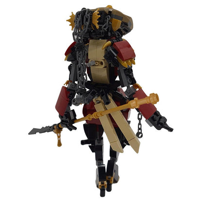 Stealth Samurai MOC Building Kit | Japanese Warrior Character Figure - 2