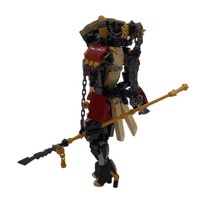 Stealth Samurai MOC Building Kit | Japanese Warrior Character Figure - 3