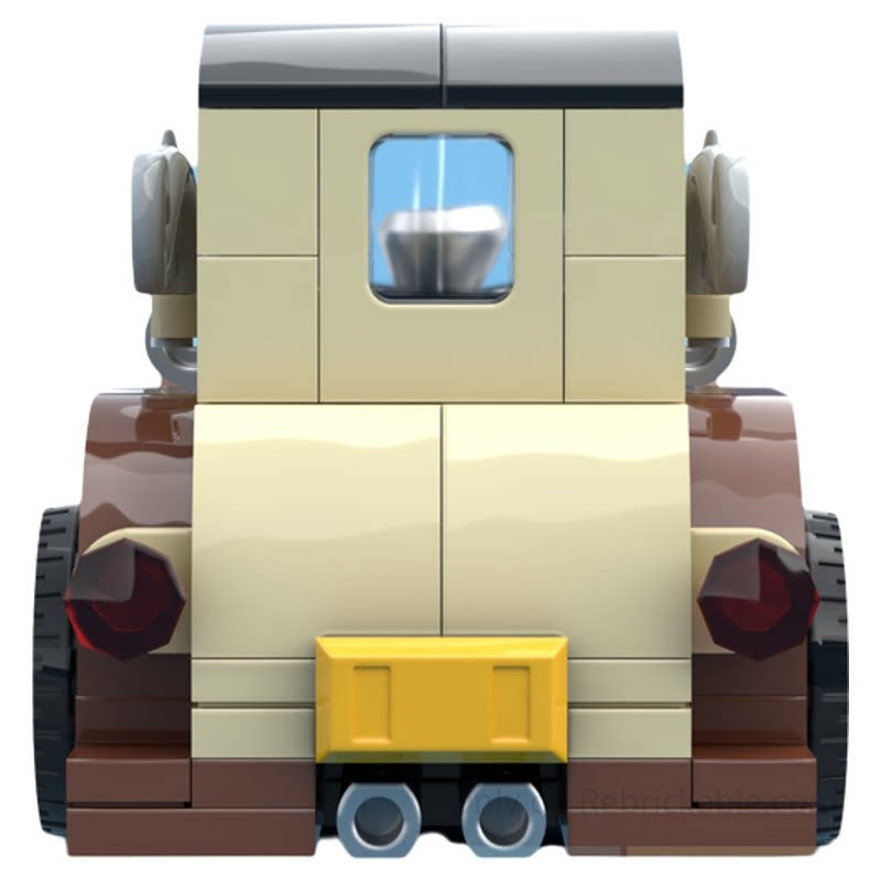 Steampunk Hot Rod City Car MOC Building Kit - 4