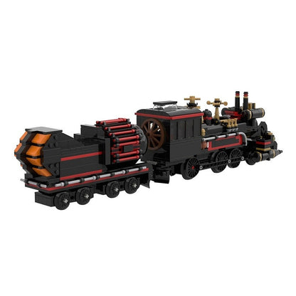 Steampunk Time Travel MOC Fantasy Steam Train Building Kit - 2