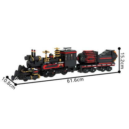 Steampunk Time Travel MOC Fantasy Steam Train Building Kit - 5