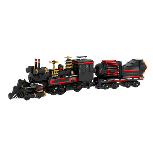 Steampunk Time Travel Steam Train Building Kit | LEGO-Compatible MOC - 2