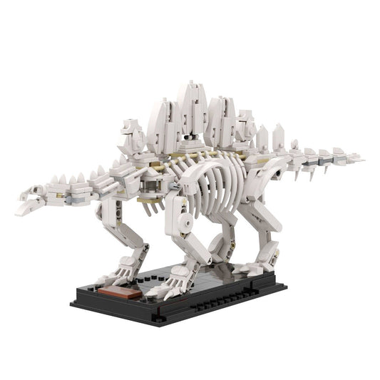 Stegosaurus Fossil Building Kit | LEGO-Compatible MOC - 1