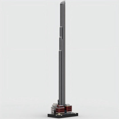 Steinway Tower NYC Skyscraper Building Kit | 111 West 57th Street LEGO-Compatible MOC - 4
