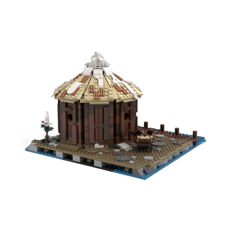Storage Hut MOC Viking Village Expansion Building Kit - 3
