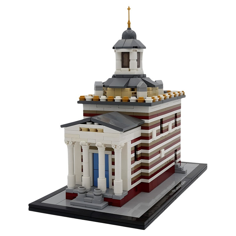 Stourdza Chapel Baden-Baden 1:200 Neoclassical MOC Building Kit - 4