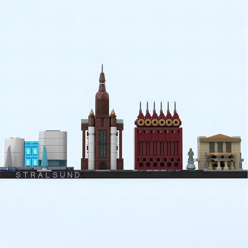 Stralsund Skyline Building Kit | LEGO-Compatible MOC - 2