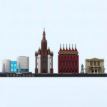 Stralsund Skyline Building Kit | LEGO-Compatible MOC - 2