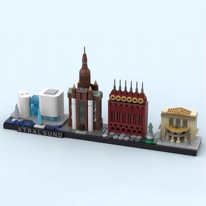 Stralsund Skyline Building Kit | LEGO-Compatible MOC - 5