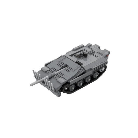 Strv 103 Tank Building Kit | LEGO-Compatible MOC - 1
