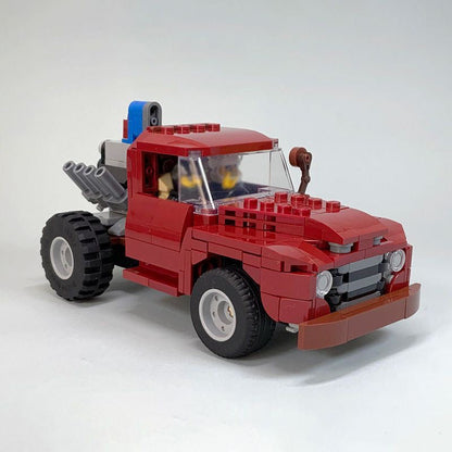 Stubby Bob Wheelstanding Dump Truck Building Kit | LEGO-Compatible MOC - 2