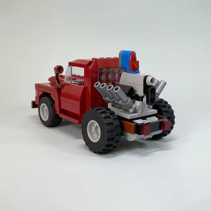 Stubby Bob Wheelstanding Dump Truck Building Kit | LEGO-Compatible MOC - 3