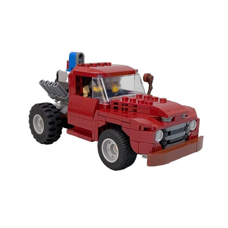 Stubby Bob Wheelstanding Dump Truck MOC Building Kit | Custom Vehicle Model - 1