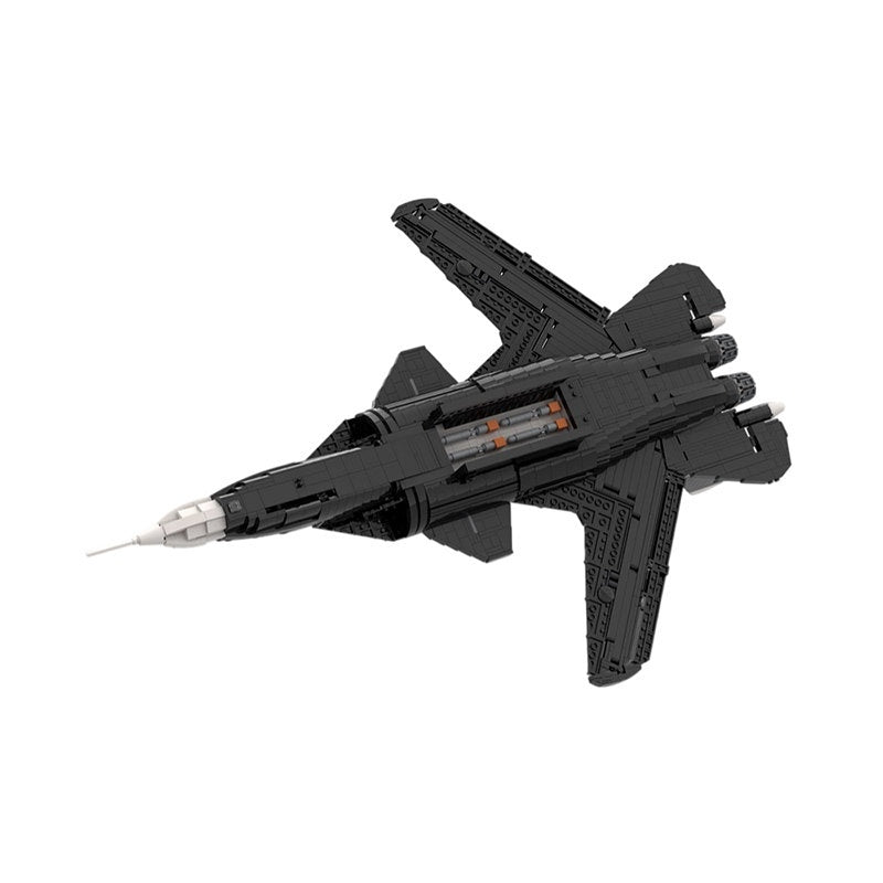 Su-47 Berkut MOC Building Kit | Forward Swept Fighter Jet Model - 3