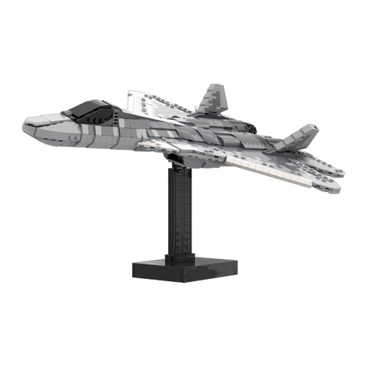 Su-57 Felon Aircraft Building Kit | LEGO-Compatible MOC - 1